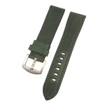22 mm Spor S Crazy Yeşil Deri Saat Kordonu